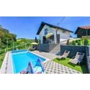 Stunning home in Andrasevec with Sauna, WiFi and Heated swimming pool