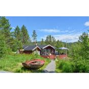 Stunning home in Hornnes with 3 Bedrooms and Jacuzzi