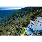 Stunning views to sea from Modern Villa El Mirador near Sitges