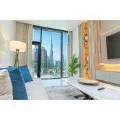 The Burj Bay !Glorious 1 Bed Apartment with Full Burj Khalifa View!