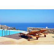 Traditional stone villa with a swimming pool, sea view and large terrace, ideal for a family or a group of friends