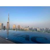 Unique 2br with Infinity Pool view on Burj Khalifa