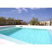 Villa Mare Bella Chao sea view private heated solar pool AC