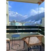 Wunderstay Alpine 203 Chic Studio with Balcony, Mountain and Lake view